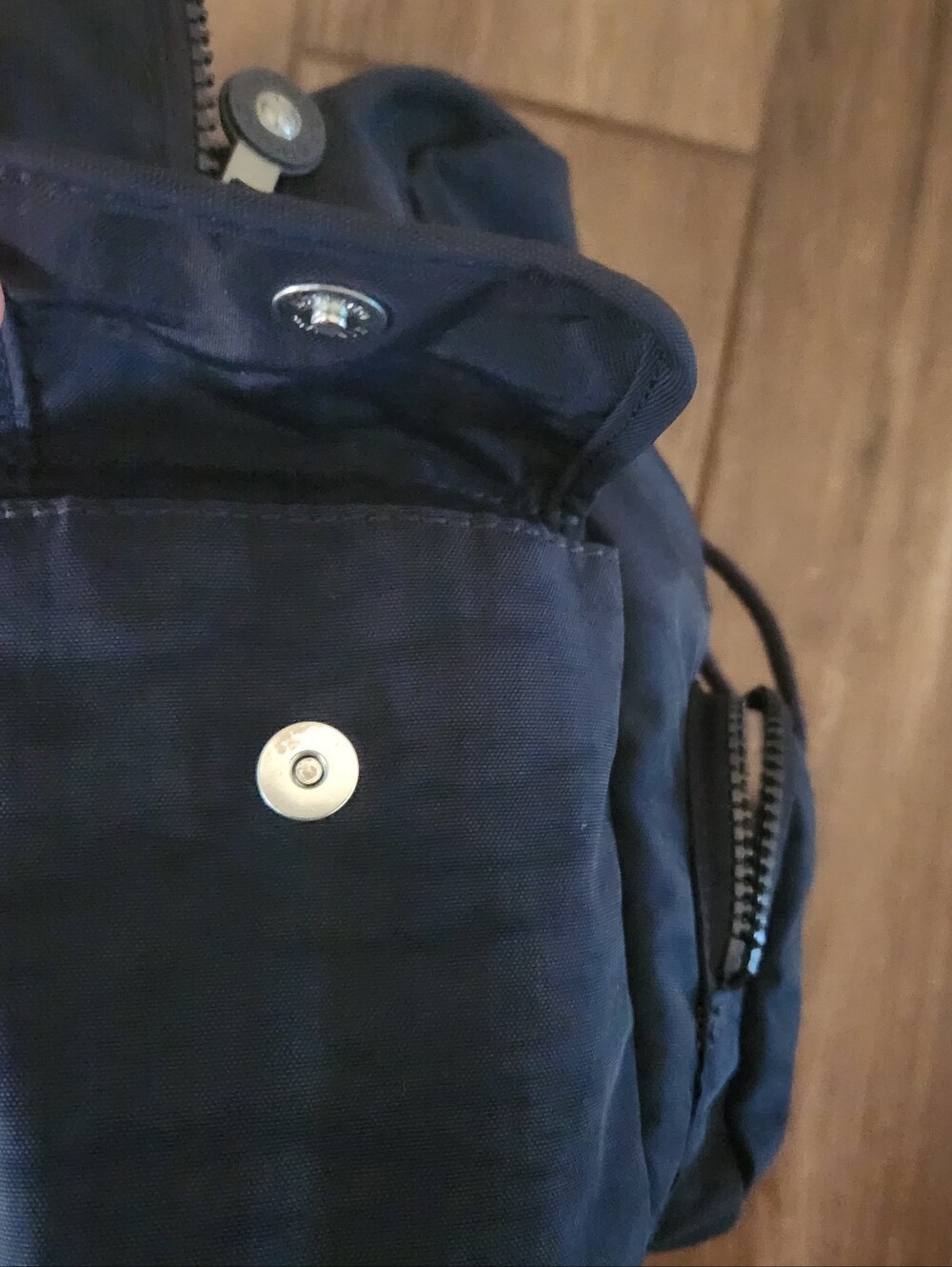 Kipling Mid Size Backpack Dark Navy Blue. - Picture 5 of 11